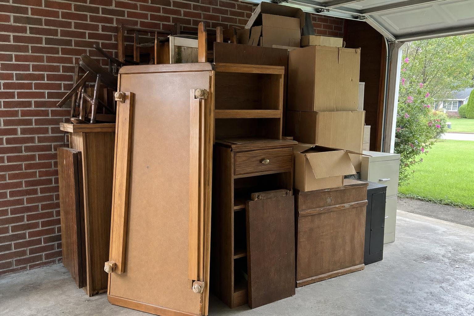 Appliance removal, example photo