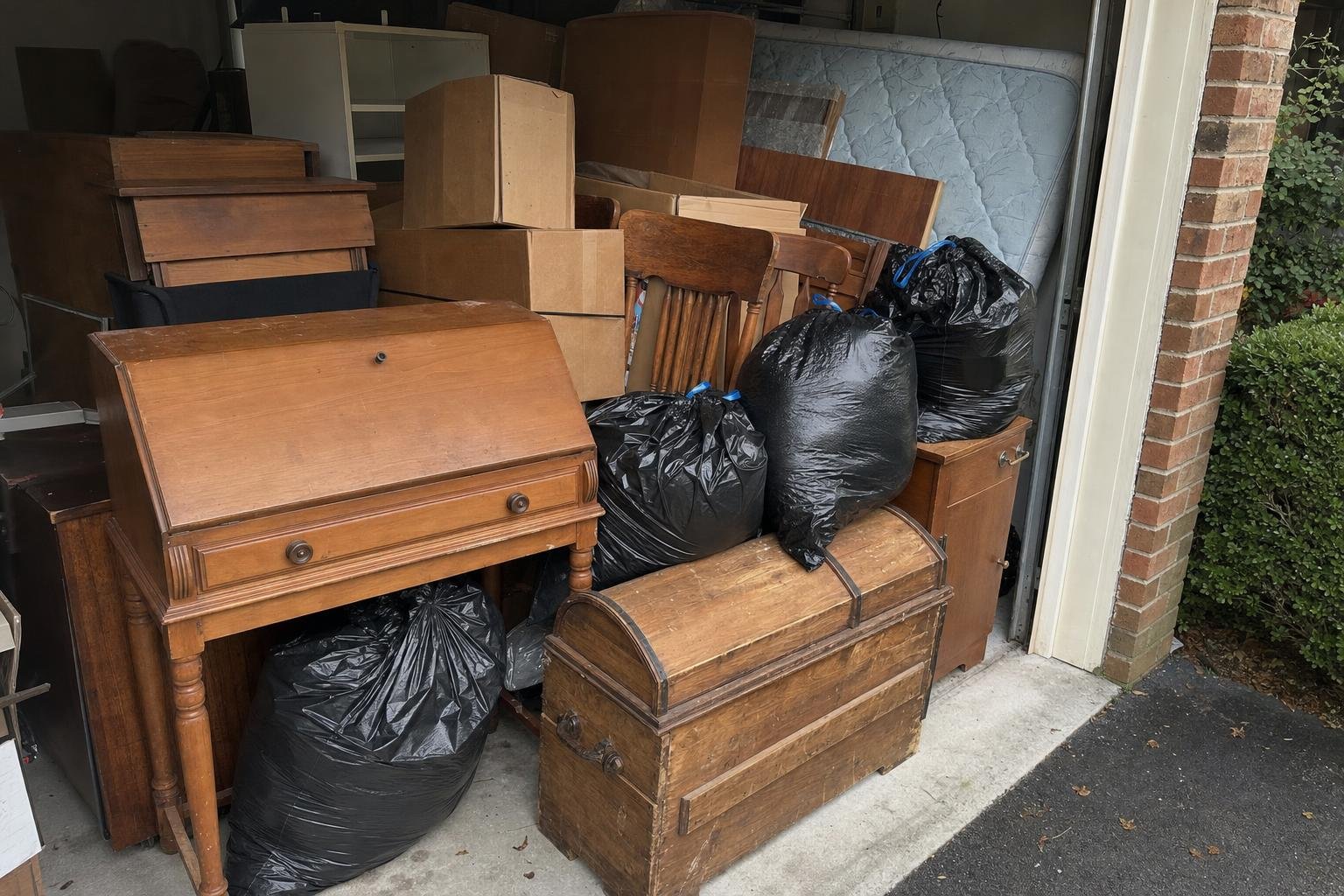 Furniture removal, example photo
