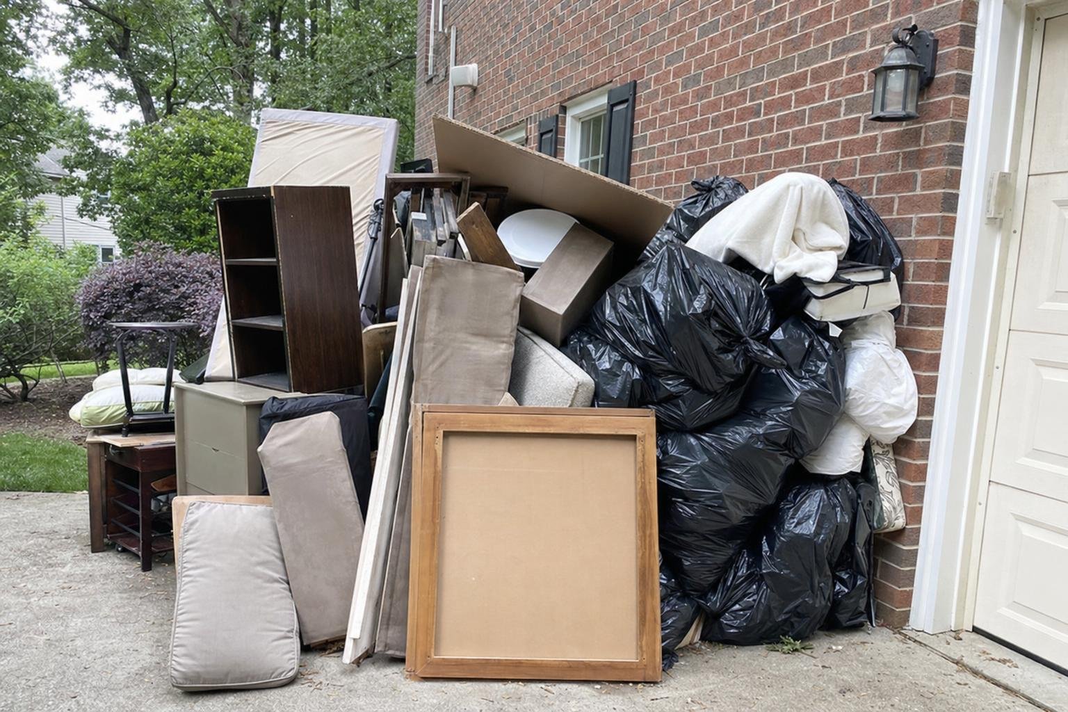 Representative garage cleanout photo