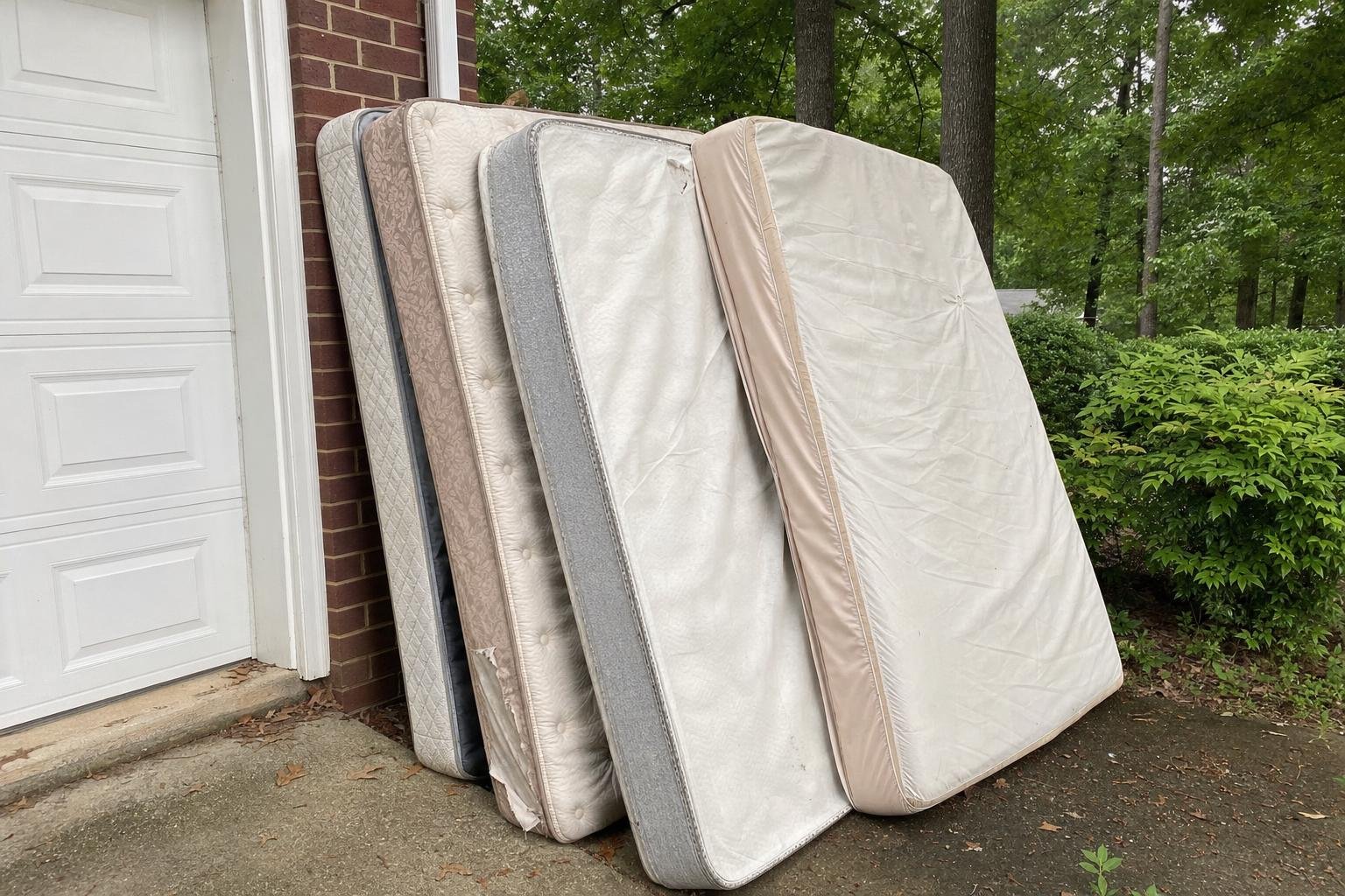 Example of mattress removal work